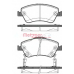 1310.02 METZGER Комплект тормозных колодок, дисковый тормоз