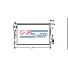 0700441 KUHLER SCHNEIDER Радиатор, охлаждение двигател