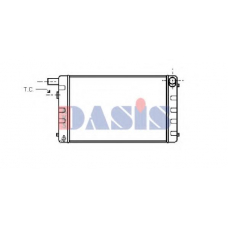 190090N AKS DASIS Радиатор, охлаждение двигателя