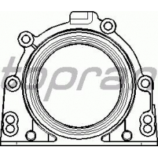 107 754 TOPRAN Уплотняющее кольцо, коленчатый вал