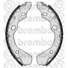 S 49 504 BREMBO Комплект тормозных колодок