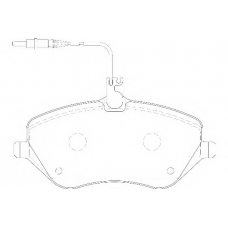 WBP24133A WAGNER LOCKHEED Комплект тормозных колодок, дисковый тормоз