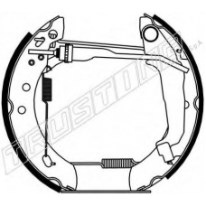 6211 TRUSTING Комплект тормозных колодок