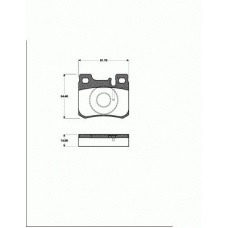1501223322 S.b.s. Комплект тормозных колодок, дисковый тормоз