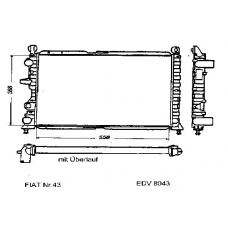 8043 KЬHLER-PAPE Wasserkьhler  pkw