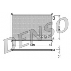 DCN40006 DENSO Конденсатор, кондиционер