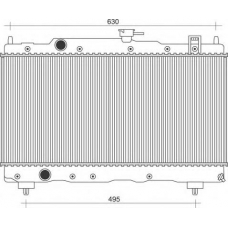 350213116200 MAGNETI MARELLI Радиатор, охлаждение двигателя