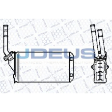 207V03 JDEUS Теплообменник, отопление салона