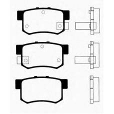 J PP-409AF JAPANPARTS Комплект тормозных колодок, дисковый тормоз