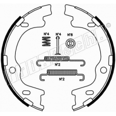 1046.221K fri.tech. Комплект тормозных колодок, стояночная тормозная с