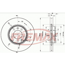 BD-4685 FREMAX Тормозной диск