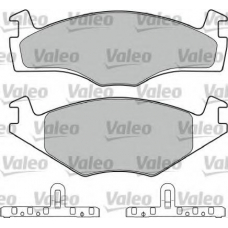 551671 VALEO Комплект тормозных колодок, дисковый тормоз