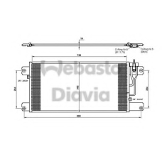 82D0226242MA WEBASTO Конденсатор, кондиционер