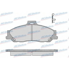 AC994281D AC Delco Комплект тормозных колодок, дисковый тормоз