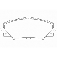 P 83 071 BREMBO Комплект тормозных колодок, дисковый тормоз