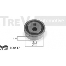 KD1006 TREVI AUTOMOTIVE Комплект ремня ГРМ