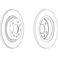 DDF1288-1 FERODO Тормозной диск