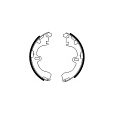 8DB 355 000-241 HELLA PAGID Комплект тормозных колодок
