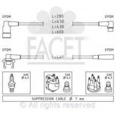 4.8415 FACET Комплект проводов зажигания