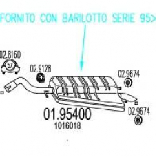 01.95400 MTS Глушитель выхлопных газов конечный