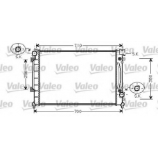 734753 VALEO Радиатор, охлаждение двигателя