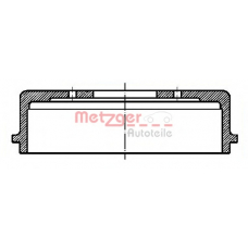 BT 9201 METZGER Тормозной барабан