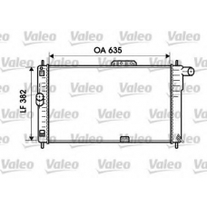 734766 VALEO Радиатор, охлаждение двигателя