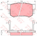 GDB1063 TRW Комплект тормозных колодок, дисковый тормоз