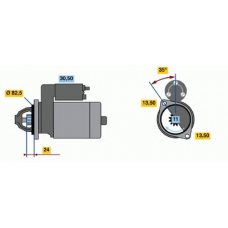 0 986 016 200 BOSCH Стартер