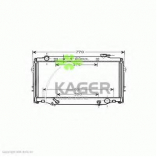 31-2543 KAGER Радиатор, охлаждение двигателя