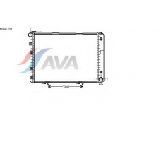 MSA2154 AVA Радиатор, охлаждение двигателя