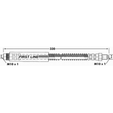 FBH6830 FIRST LINE Тормозной шланг