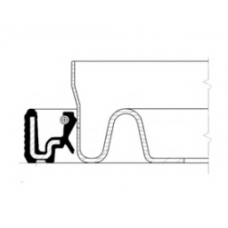 12014728B CORTECO Уплотняющее кольцо, коленчатый вал; уплотняющее ко