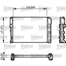 732849 VALEO Радиатор, охлаждение двигателя