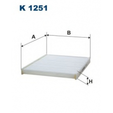 K1251 FILTRON Фильтр, воздух во внутренном пространстве