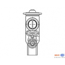 8UW 351 234-171 HELLA Расширительный клапан, кондиционер