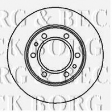 BBD5035 BORG & BECK Тормозной диск
