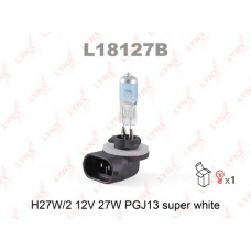 L18127B LYNX L18127b 881 12v27w h27w/2 pgj13  super white (c: 31.8mm) лампа автомоб. lynx