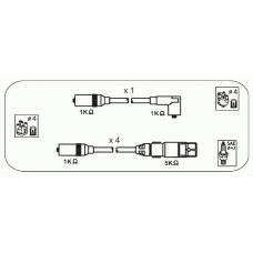 ABM62 JANMOR Комплект проводов зажигания