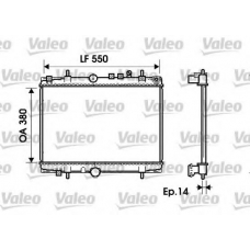 734278 VALEO Радиатор, охлаждение двигателя