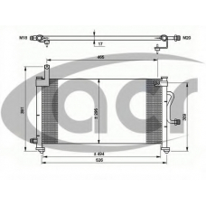 300653 ACR Конденсатор, кондиционер
