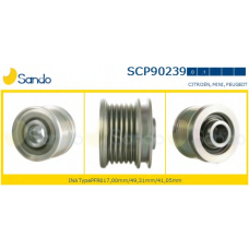 SCP90239.1 SANDO Ременный шкив, генератор