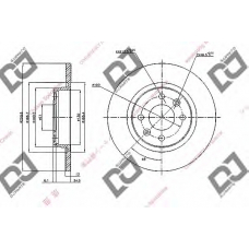 BD1948 DJ PARTS Тормозной диск