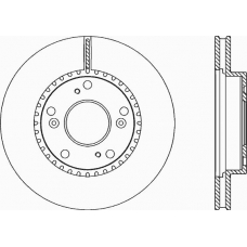 BDA2274.20 OPEN PARTS Тормозной диск