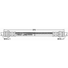 FBH7014 FIRST LINE Тормозной шланг