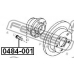 0484-001 FEBEST Болт крепления колеса