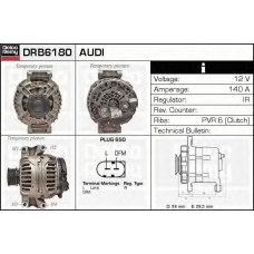 DRB6180 DELCO REMY Генератор