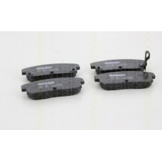 8110 10551 TRISCAN Комплект тормозных колодок, дисковый тормоз