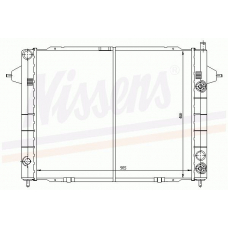 63039 NISSENS Радиатор, охлаждение двигателя