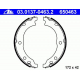03.0137-0463.2 ATE Комплект тормозных колодок, стояночная тормозная с
